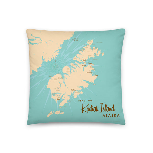 Kodiak Island Alaska Pillow