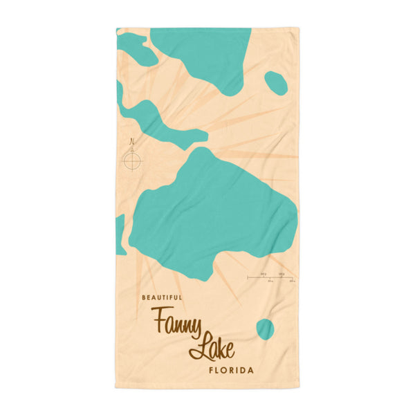 Lake Fanny Florida Beach Towel