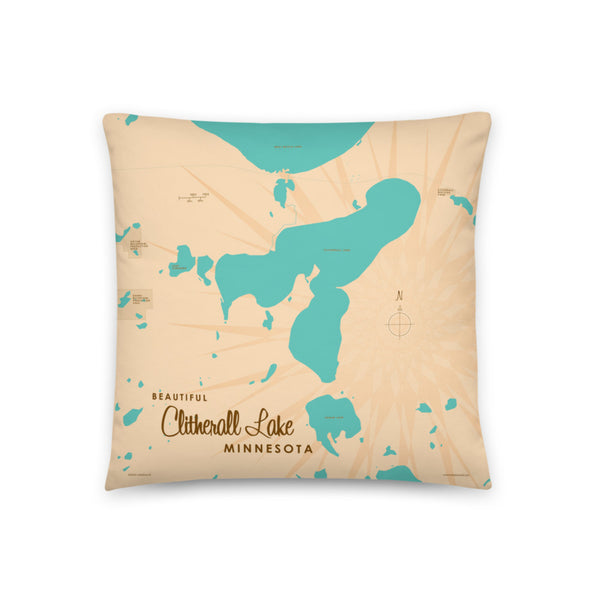 Clitherall Lake Minnesota Pillow