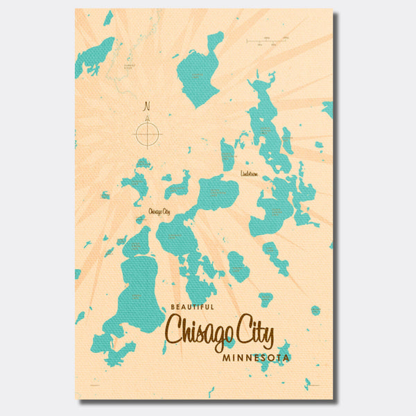Chisago Lake Minnesota, Canvas Print