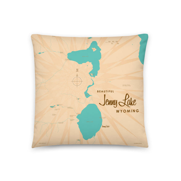 Jenny Lake Wyoming Pillow