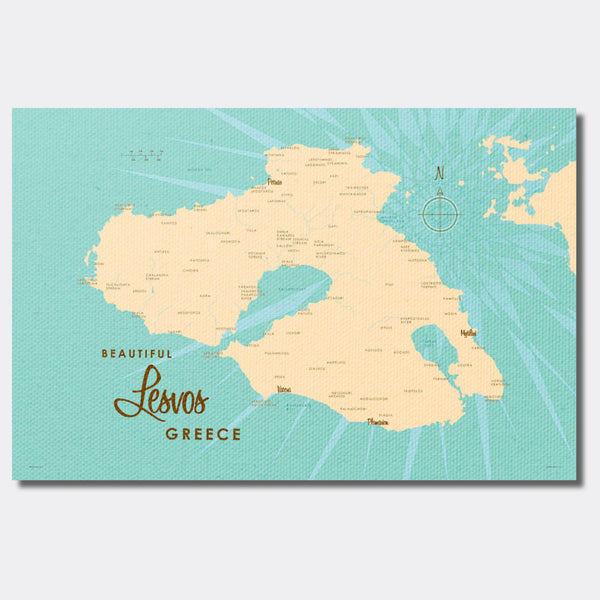 Lesvos Greece, Canvas Print