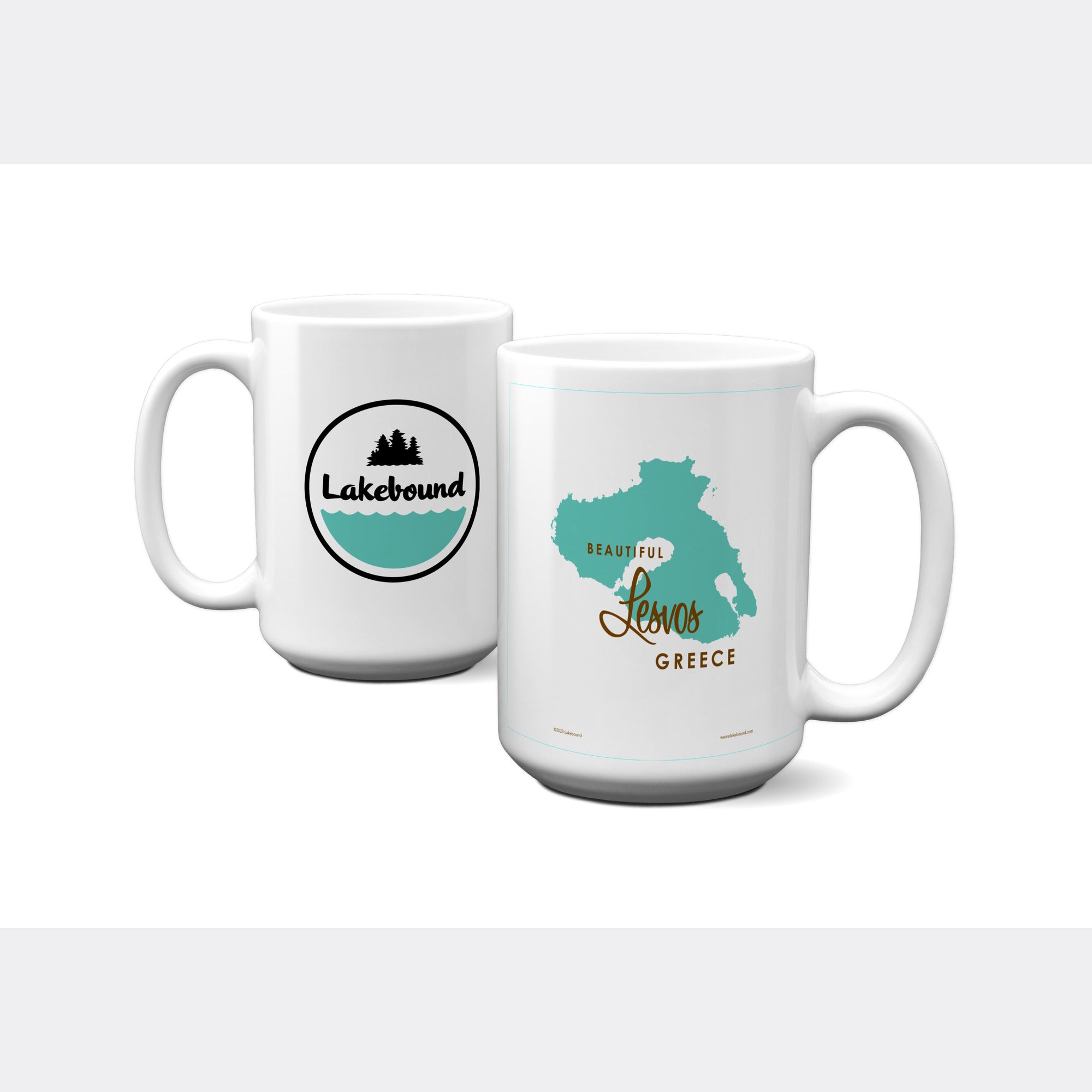 Lesvos Greece, 15oz Mug