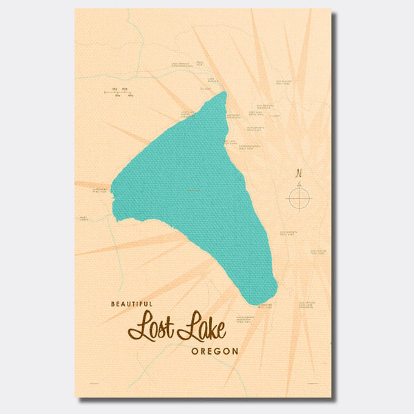 Lost Lake Oregon, Canvas Print