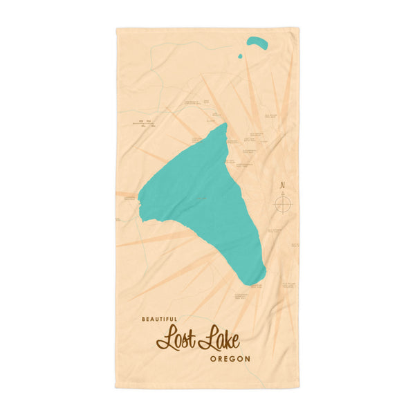 Lost Lake Oregon Beach Towel