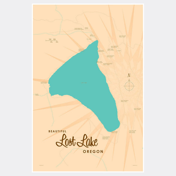 Lost Lake Oregon, Paper Print