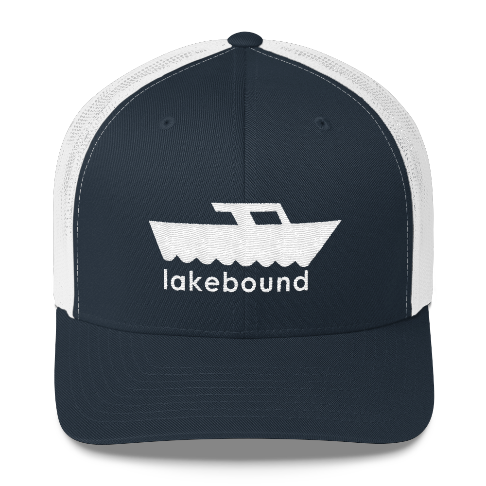 Lakebound Speedboat Trucker Hat