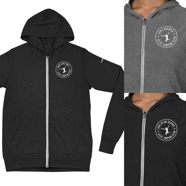 Personalized Cliff Jumping Lightweight Hoodie (Your Lake Here!)